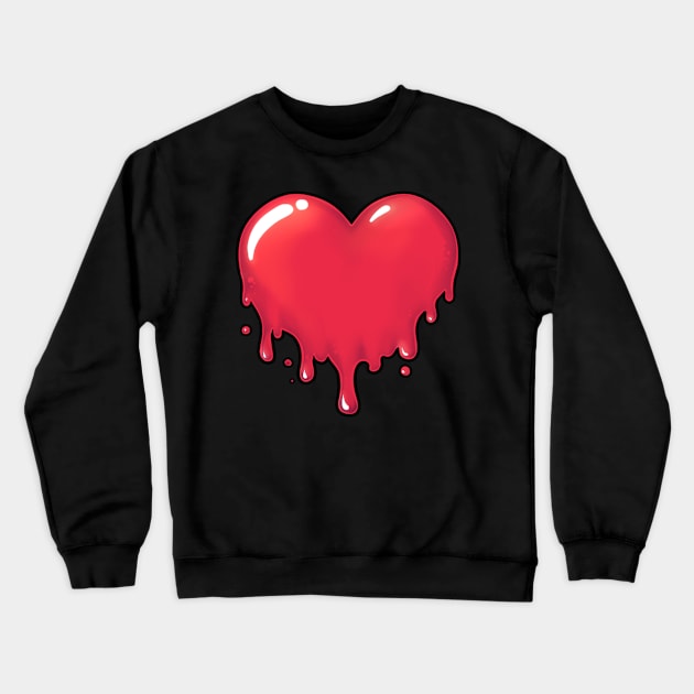 Bludd Heart Crewneck Sweatshirt by Bluddshed